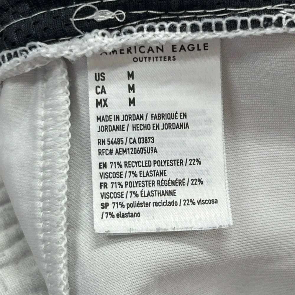 American Eagle Jogger Pants Mens Medium Gray Heathered 24/7 Active Athleisure